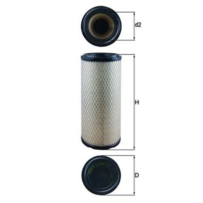 MAHLE Air Filter LX2959 LX 2959 Genuine Part AMMANN CASE CATERPILLAR