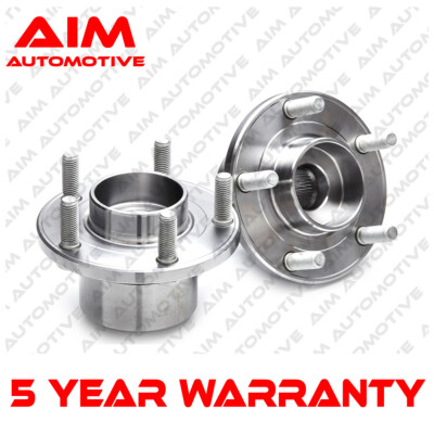 AIM Pair Front Left + Right Wheel Bearing Hub For Volvo S40 And V50 (2003 - 2012