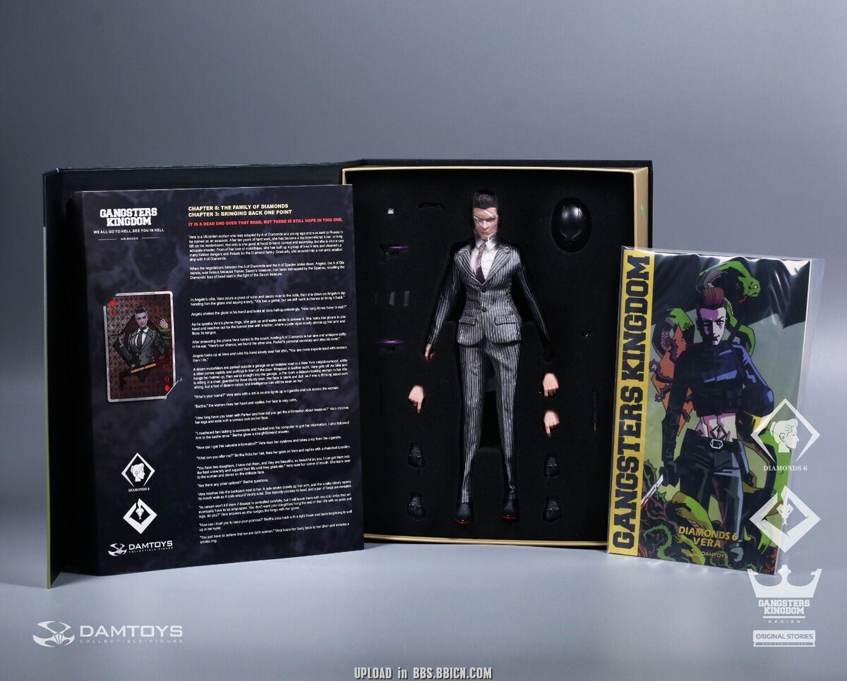 New DAMTOYS GK025 1/6 Gangsters Kingdom Diamond 6 Vera 12 New DAMTOYS GK025 1/6 Gangsters Kingdom Diamond 6 Vera 12