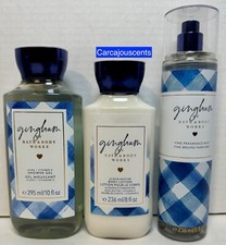 Bath  Body Works GINGHAM Shower Gel, Body Lotion, Fragrance Mist Gift Set