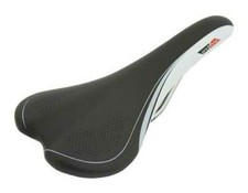 GENUINE ENDZONE VINYL BICYCLE STYLE FIXIE/MOUNTIAN SADDLE IN BLACK/WHITE.