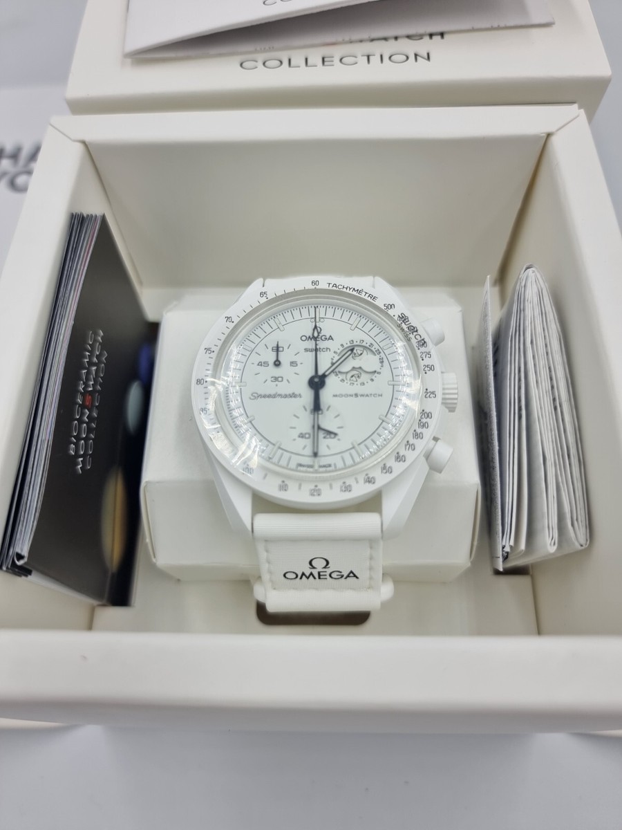 Snoopy x OMEGA x Swatch MoonSwatch White