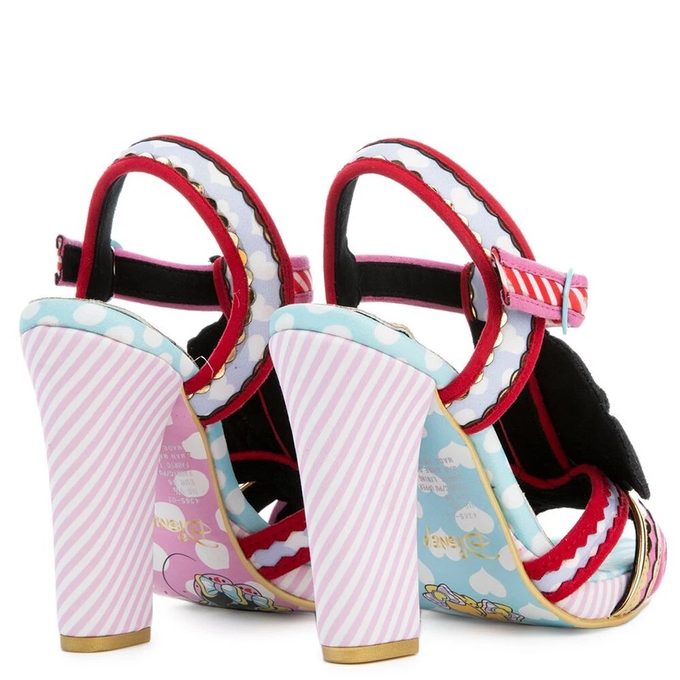 NEW IRREGULAR CHOICE Tropical Minnie Mouse Heels DISNEY Shoes sz 39 Aus 8 US 8.5 - image 3 of 4