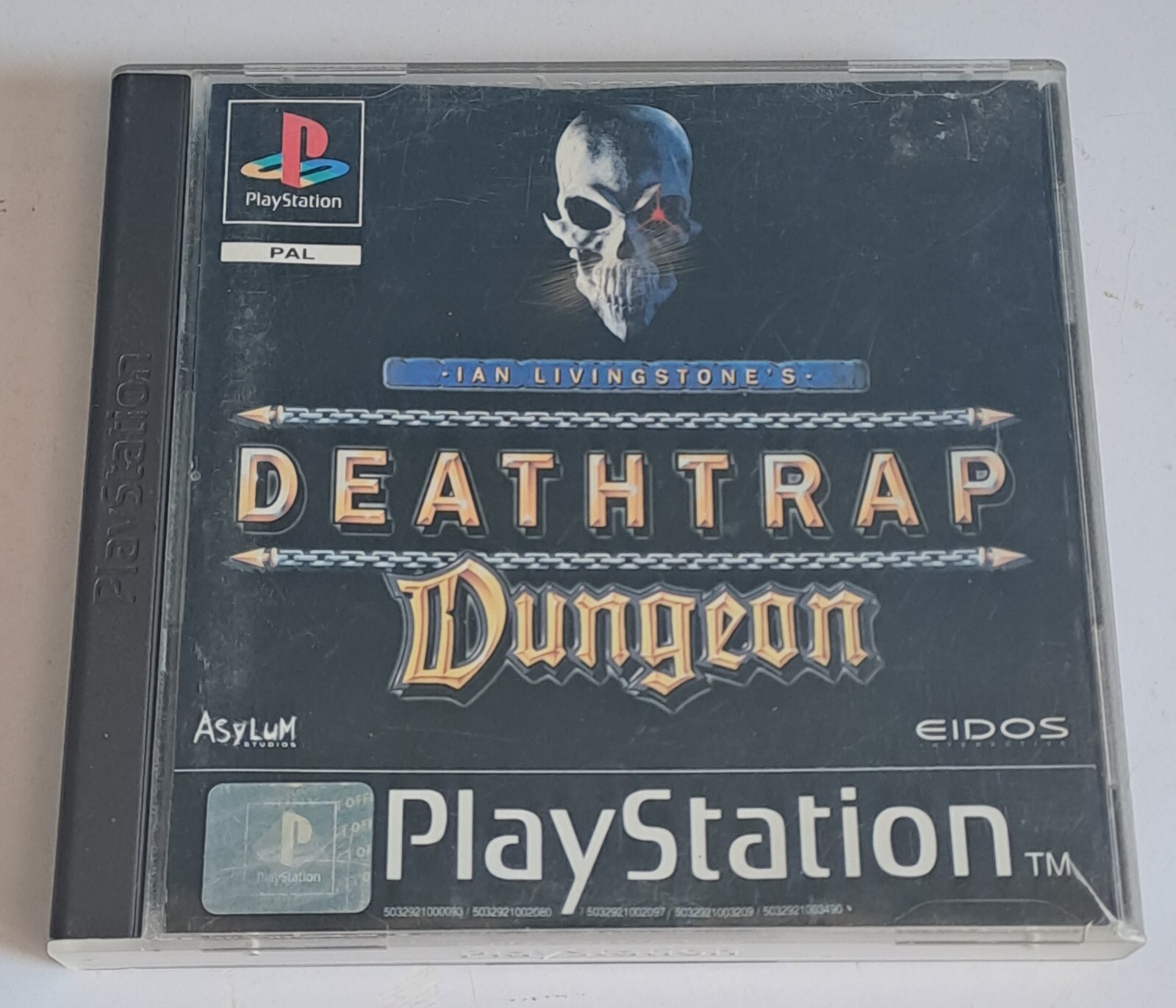 Jeu Ps1 DeathTrap Dungeon avec notice playstation 1 one vintage jeux death trap