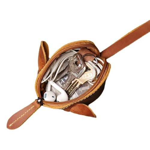 Leder Mini Münzbörse Retro Aufbewahrungstasche Maus Geldbörse Männer & Frauen - Bild 8 von 16