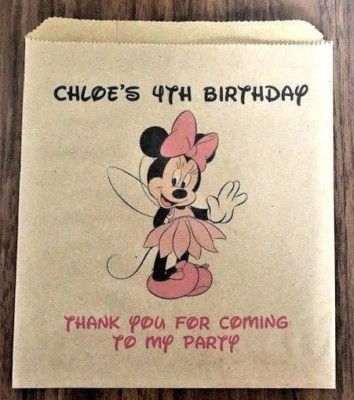 Personalisierte Disney Motiv Geburtstag, Süßigkeiten, Kuchen & Gastgeschenktüten