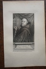 JEAN BAPTISTE ELI AVRILLON. PORTRAIT. ORIGINAL ENGRAVING. 1760