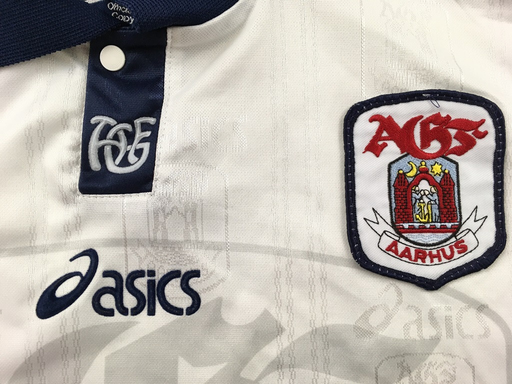 AGF Aarhus 1997 1998 Asics Ceres shirt jersey Trikot Århus AGF Aarhus 1997 1998 Asics Ceres shirt jersey Trikot Århus