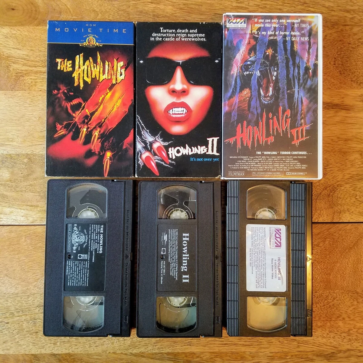 Howling VHS Vintage Horror Lot B Grade Horror Cult Classic Werewolf The