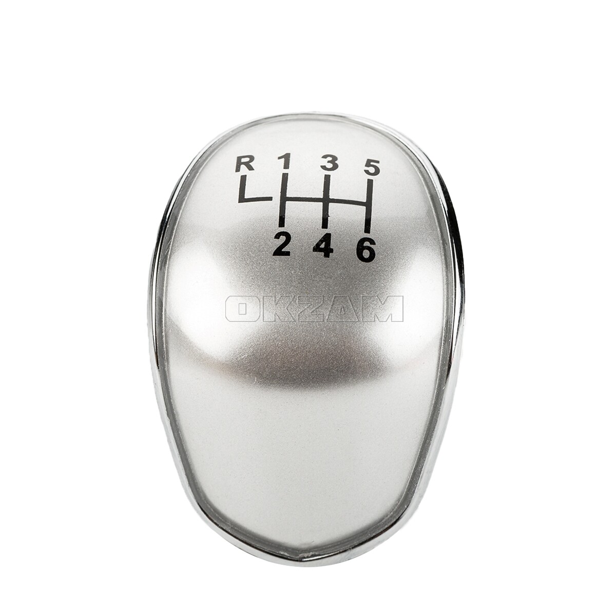 Gear Knob Stick Emblem Cover 6 Gear Silver for Ford Galaxy Kuga eBay