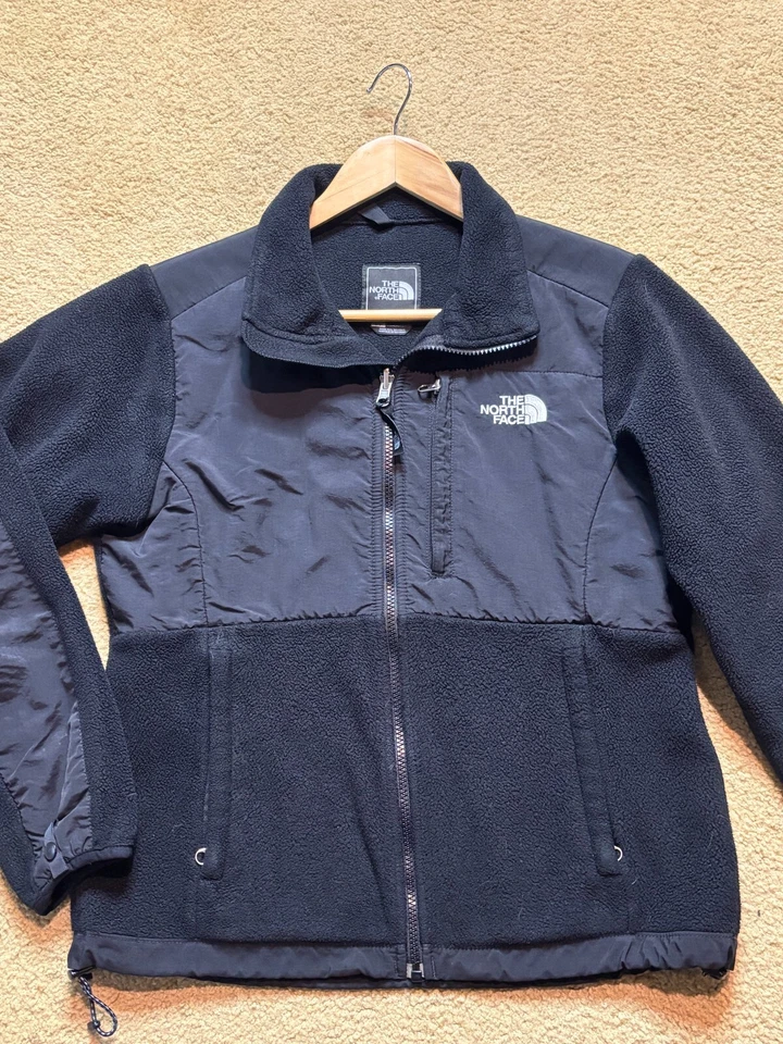 Chaqueta De Colección Y2K The North Face Denali Cremallera Completa Polartec Para Mujer Negra S Foto 3 de 4