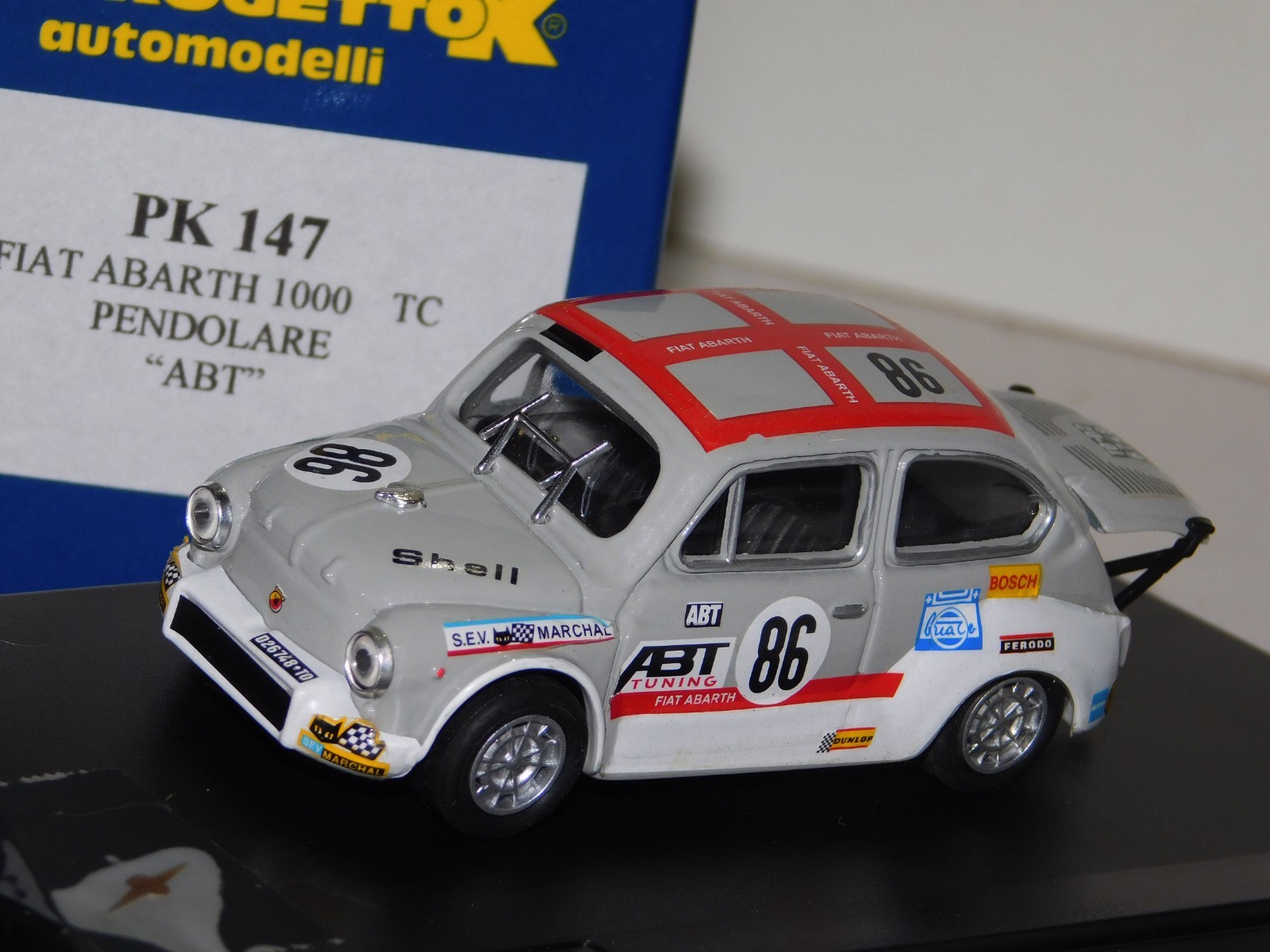 FIAT ABARTH 1000 TC PENDOLARE ABT #86 PROGETTO PK 147 1:43