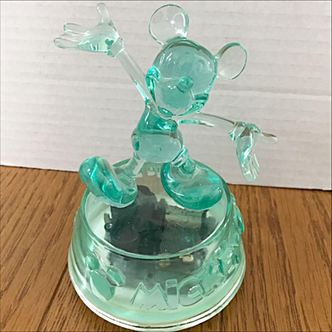 Mickey Mouse Music Box Figurehead Disney Crystal Plush Toy eBay