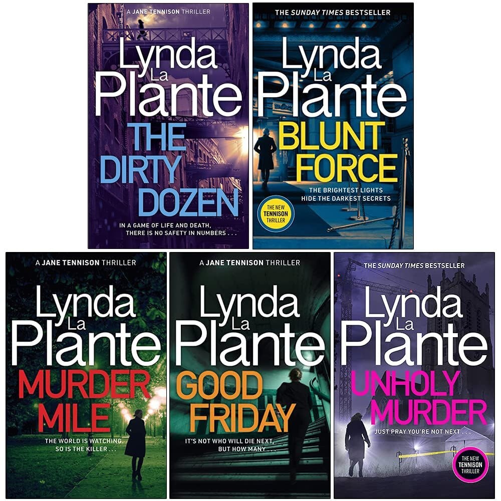 Lynda La Plante Collection 5 Books Unholy Murder, The Dirty Dozen, Blunt Force