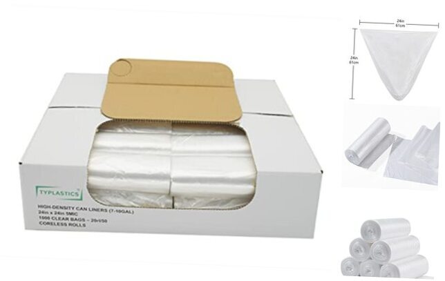 Trash Can Liner - Wholesale 1000 Count Garbage Bags on 50 Count (Pack of 20)-image