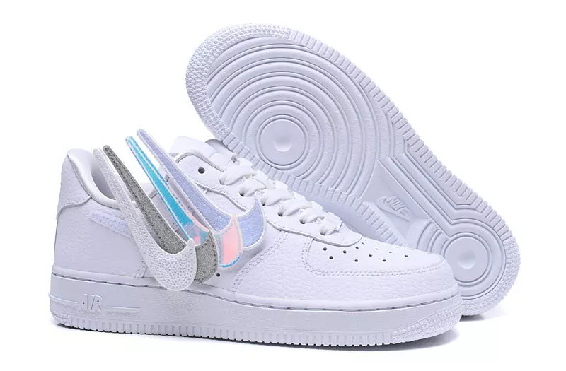 métrico Desarmamiento Sangriento Nike WOMEN&#039;S Air Force 1-100 SWOOSH PACK REMOVABLE White SIZE 6.5  BRAND NEW RARE | eBay