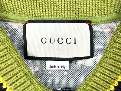 GUCCI ポロシャツ XS 宇宙と蛇のデザイン GUCCI Space Animals Polo Shirt Men's Size XS 474642 Space Snake