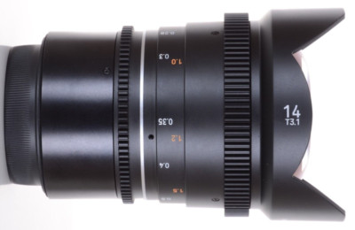 Samyang 14mm T3.1 VDSLR MK2 Cine Objektiv (Canon RF)