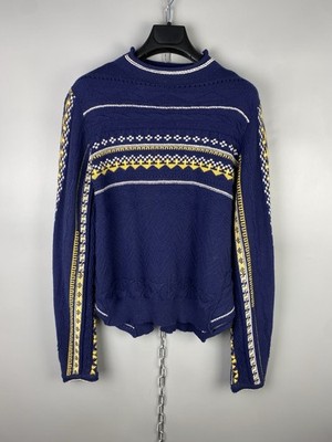 High Use by Claire Campbell Avant Garde Wool Knit Sweater Pullover Size M