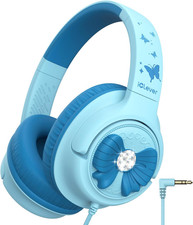 C371 Headphones with Cord, 85Dba Safe Sound, Over-Ear Foldable Headphones For...