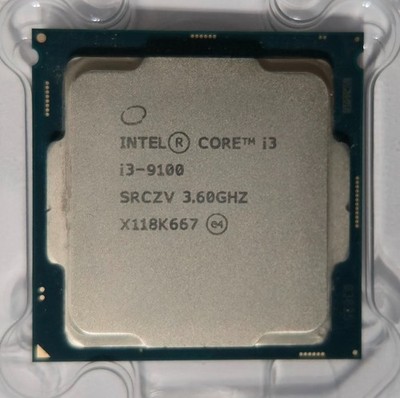 Intel Core i3-9100F Processor 9th Gen 3.6GHz SRF6N Core i3 9th Gen CPU