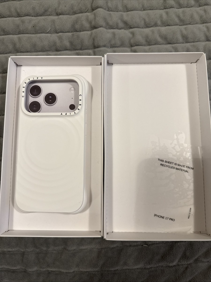 CASETiFY - Apple iPhone 17 Pro Ripple Case - White | eBay
