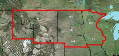 TOPO US 24K NORTH CENTRAL DVD Map incl. ID IA MN MT NE ND SD WY.