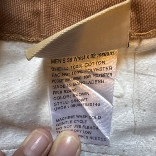 Woolrich Canvas Herren Hose 36x32 braun Outdoor schön - Bild 5 von 7