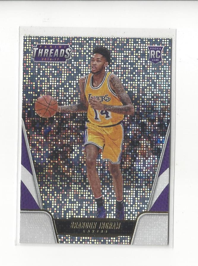 2016-17 Threads Century Proof Dazzle #166 Brandon Ingram Rookie Lakers Raptors