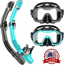 Equipo de snorkel para adultos y ni os, vista panor mica de 180  para snorkel