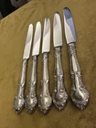 New Listing(5) English Gadroon by Gorham Sterling Silver lunch Knife 8 7/8", modern blade