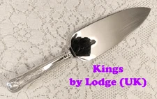 Kings (19th Century) ~ Pie / Dessert Server (10') ~ Lodge Sheffield Silverplate