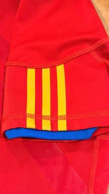 🔥 Spain 2010 World Cup Champions Player Issue TECHFIT Jersey L