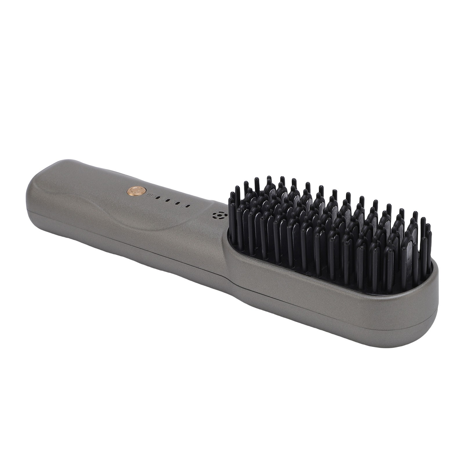 Straightening Brush Hair Straightener Brush Cordless Metal Ceramic Heating 3