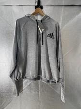 Adidas Womens XL Originals Lightweight Hoodie GH4718 Aero ready NWT Gray