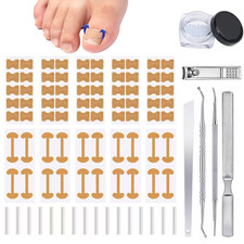 Professional Ingrown Toenail Toolkit with Breathable Ingrown Toenail Strips, Cur