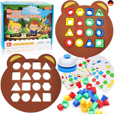 Puzzle Shape Matching Game,formanpassung Spiel farbsensorisches lernspielzeug,sp