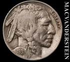 1931-S Buffalo Nickel - Scarce  Semi-key  Better Date  No Reserve  #L6312