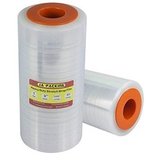 Stretch Film/Wrap Industrial Strength Extra Thick 9” x 1000ft 80 Gauge Clear ...