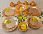 Vintage Tableware FIRE KING PEACH LUSTRE - 4 place settings!
