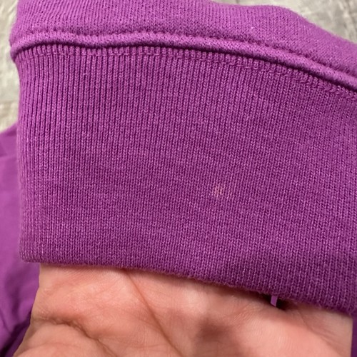 Victoria's Secret PINK Logo Slouchy Cropped Pullover Sweater Purple Size Small - 第 8/8 張圖片