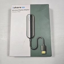 4K 1080P iShare iOS Wireless Display Adapter, Streaming Device for iPhone to TV
