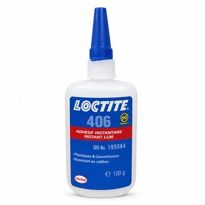 Loctite 406 Sofortklebstoff 100 g Industriekleber für Kunststoff & Gummi 