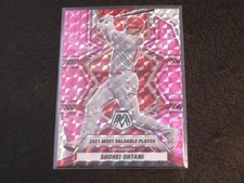 2022 Mosaic Pink Mosaic Prizm #281 SHOHEI OHTANI SP card! ANGELS!