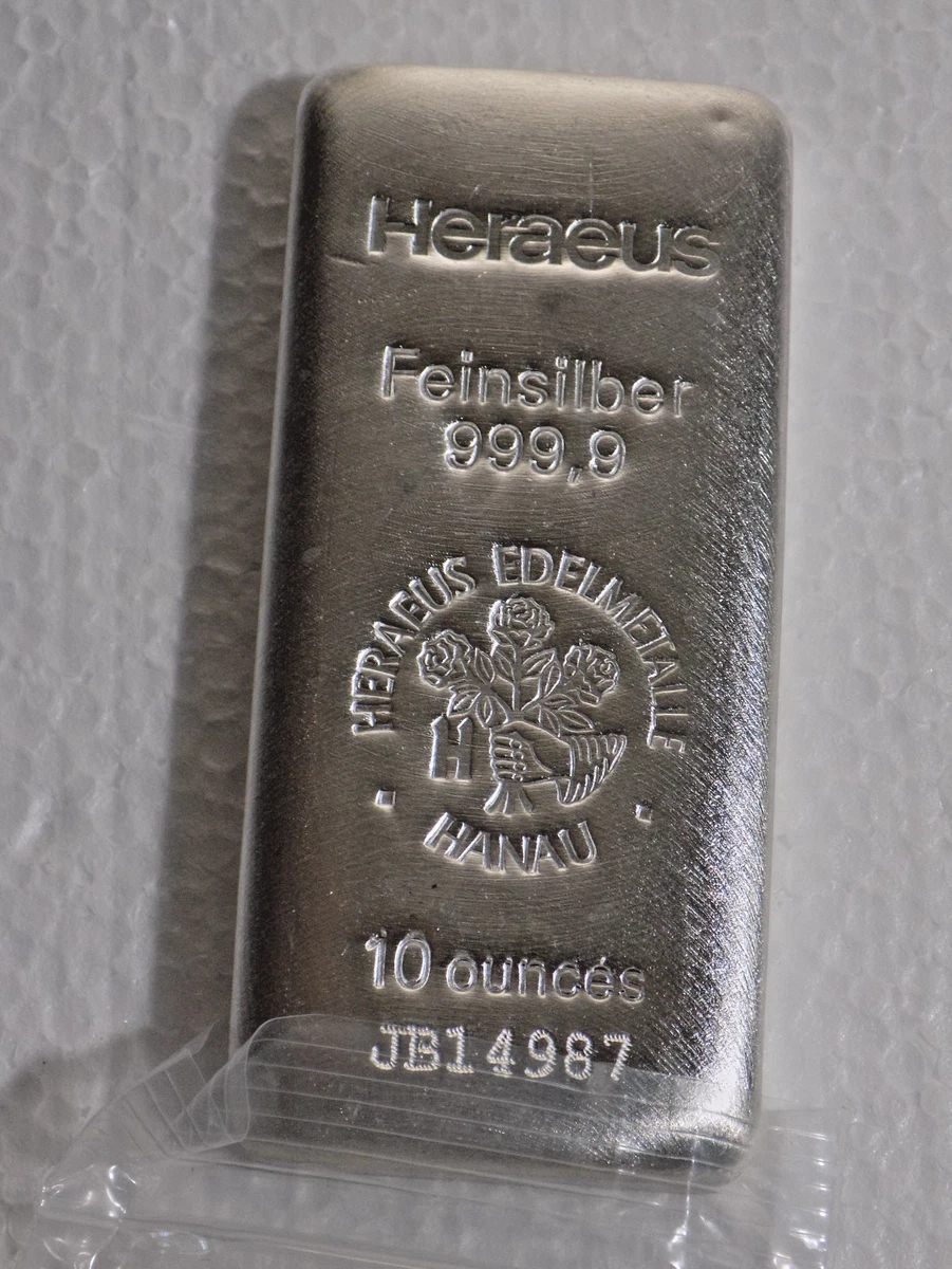 Heraeus Silver Bullion Bars for sale | eBay