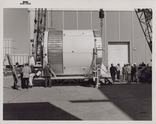 Apollo 6 Service Module prep NASA facility RARE 1967 - Original NASA Photo