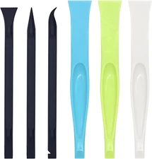 Plastic Scraper Tool, Carbon Fiber Multi-Purpose Scraper, Non-Scratch 6pcs 