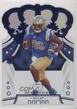 2020 Panini Chronicles Draft Picks Crown Royale Mirror Blue Devin Asiasi 01su