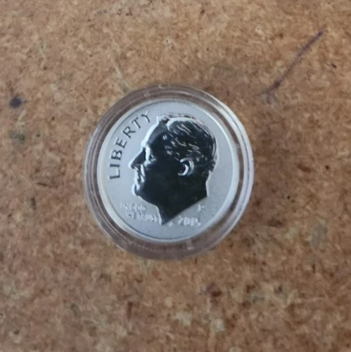 2015 p silver reverse proof Roosevelt dime in original capsule. (