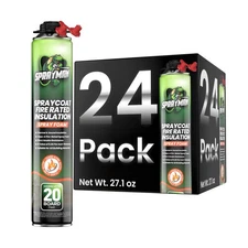 Spraycoat Fire Rated Spray Foam Insulation (480 Sq.Ft.) Closed Cell Polyureth...